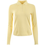 Women's Cable Long Sleeve 1/4 Zip Polo