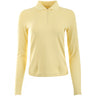 Women's Cable Long Sleeve 1/4 Zip Polo