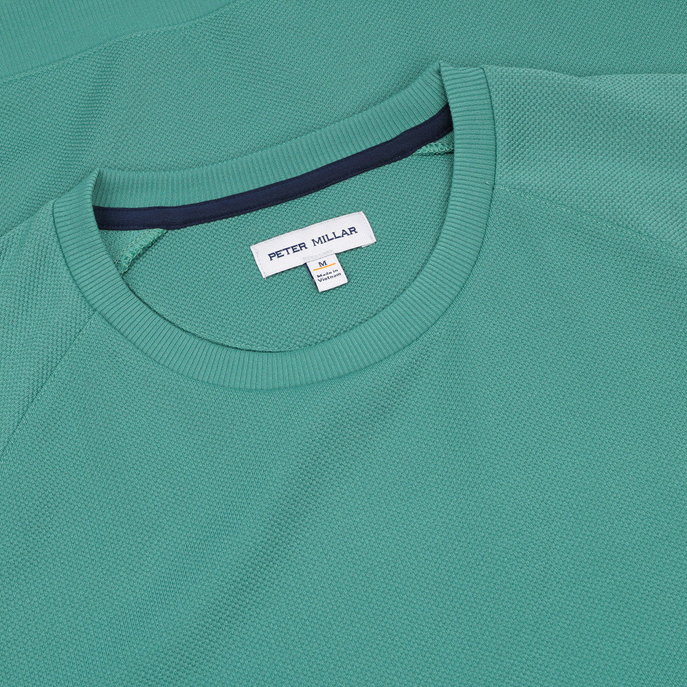 Cradle Pique Performance Crewneck Sweater