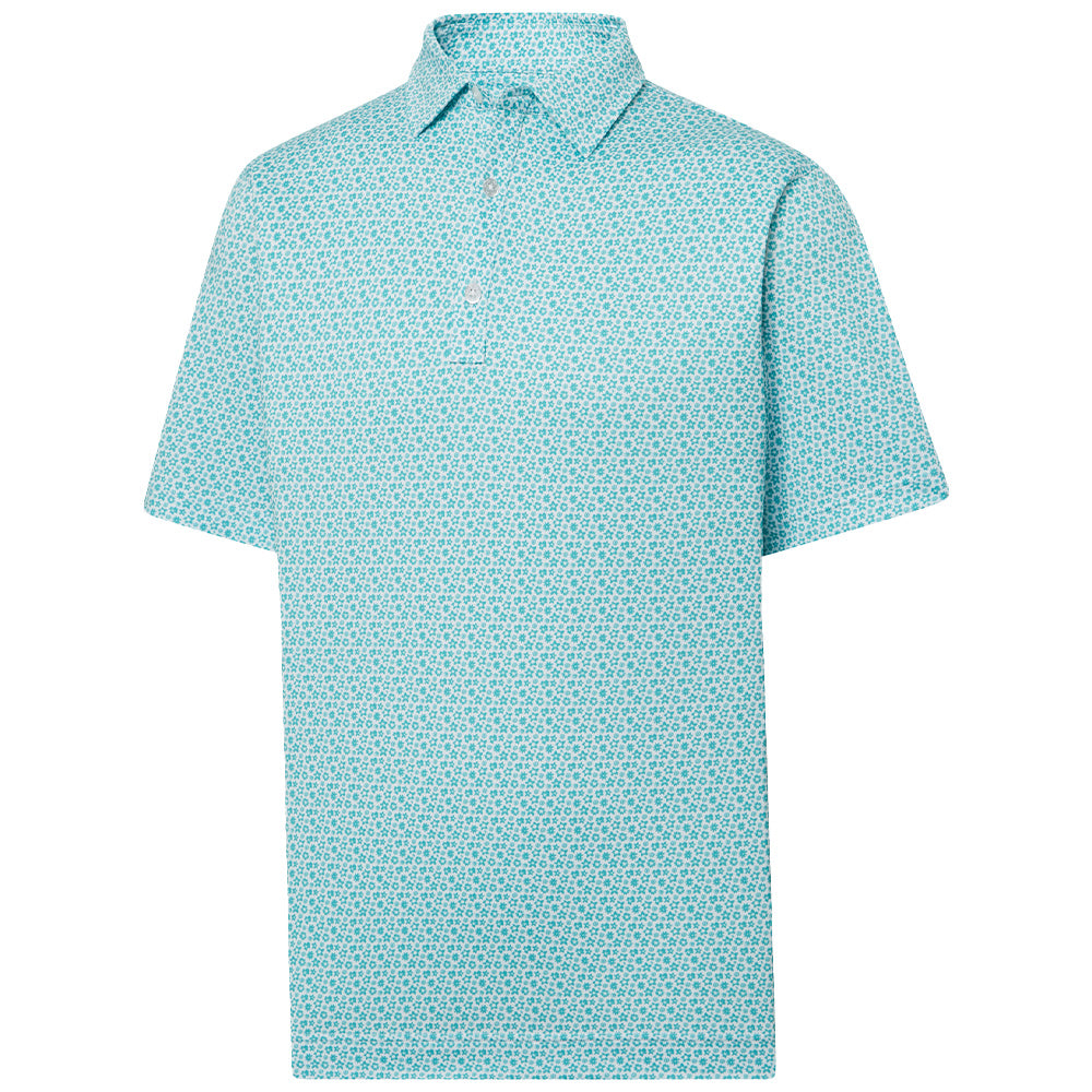Allover Floral Lisle Polo