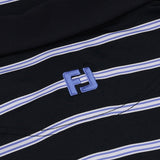 Open Stripe Heather Polo