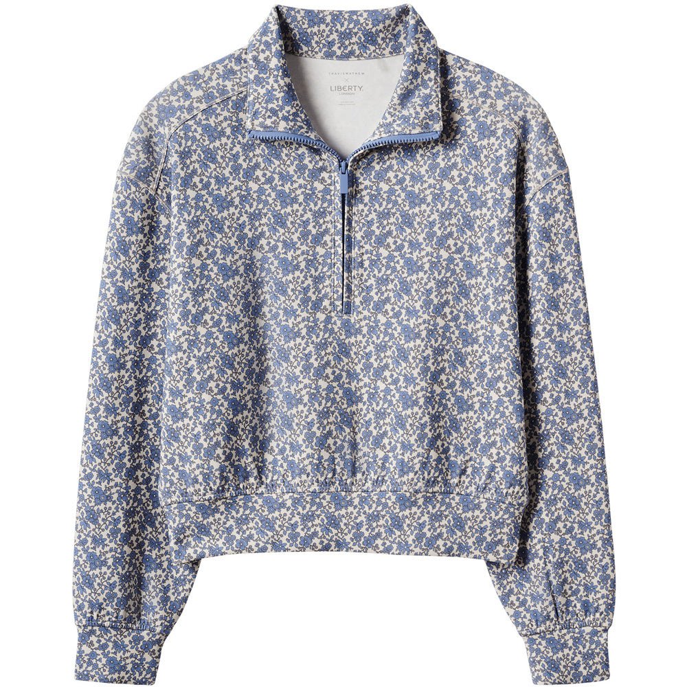 TravisMathew x Liberty London Women's Dancing Maddsie Print 1/2 Zip Pullover