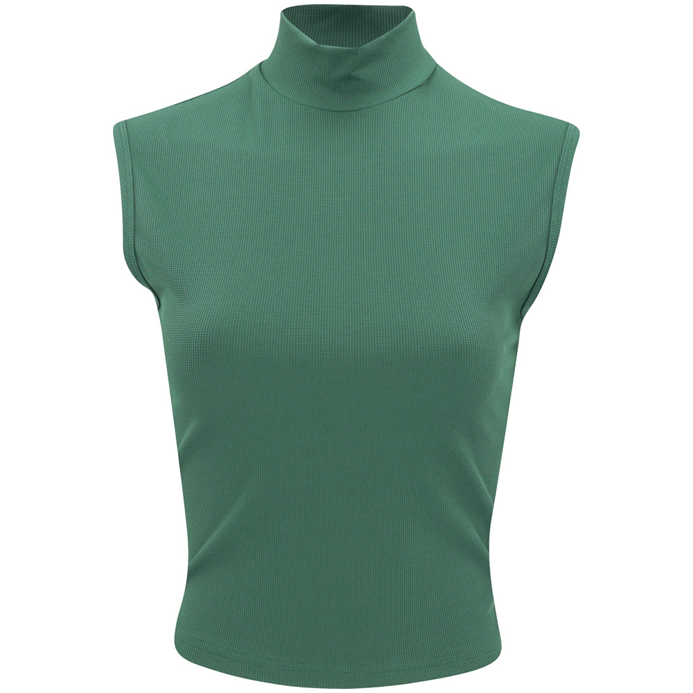 Women's Manhattan Sleeveless Mock Neck Top
