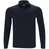 Cotton Stretch Long Sleeve Polo