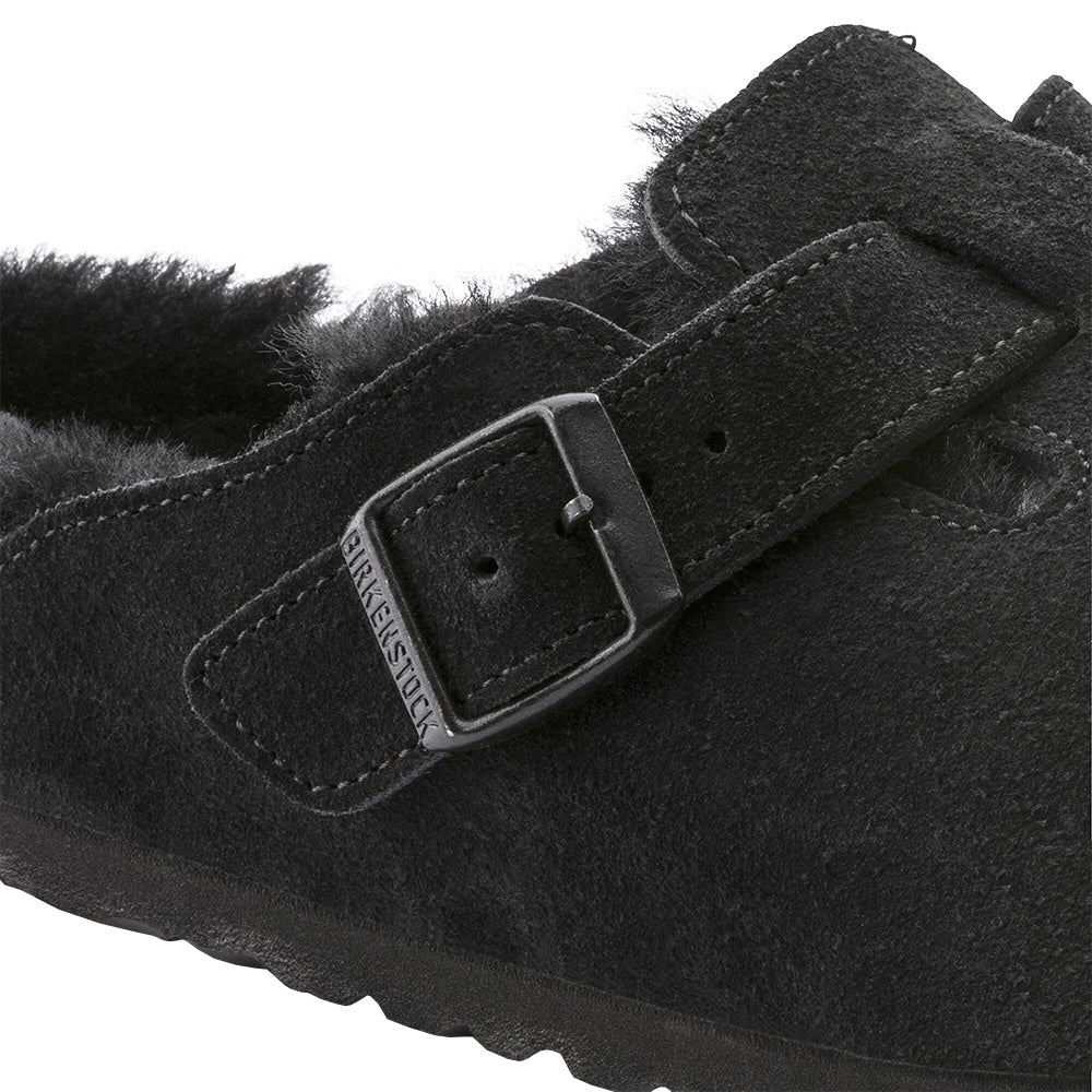 Women's Boston Shearling Sandals - Suede Leather - Fairway Styles