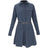 Women's Phoenix Belted Long Sleeve Dress - Fairway Styles