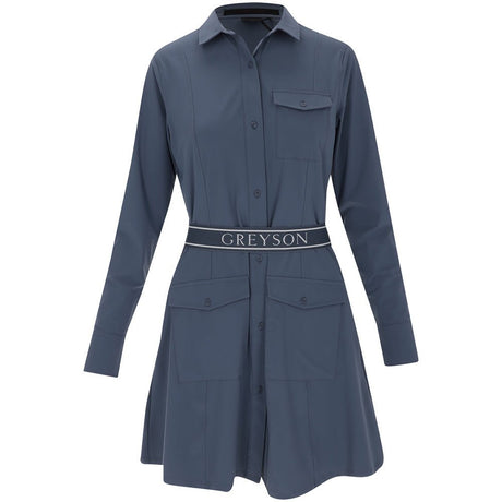 Women's Phoenix Belted Long Sleeve Dress - Fairway Styles