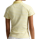 Women's Striped Cable 1/4 Zip Polo