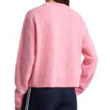 Women's Pointelle G Brushed Cashmere Crewneck Sweater
