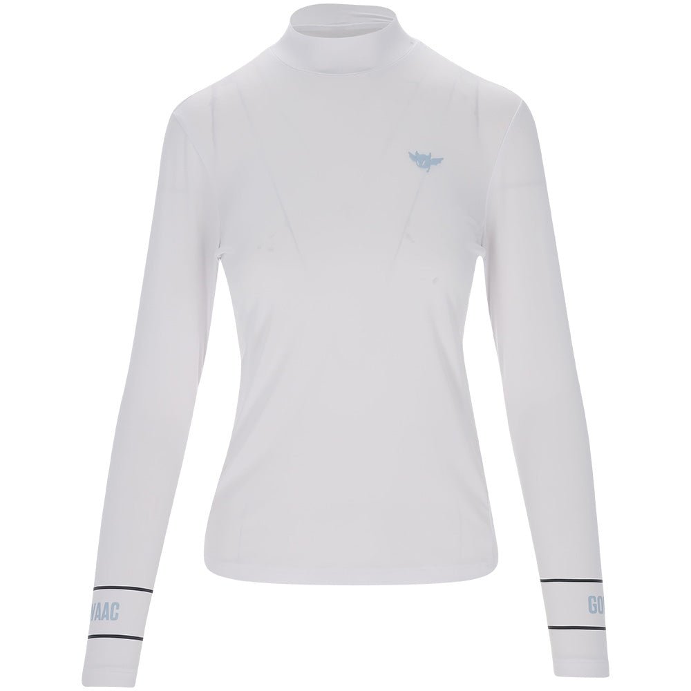 Women's Jersey Long Sleeve Mock Neck Top - Fairway Styles