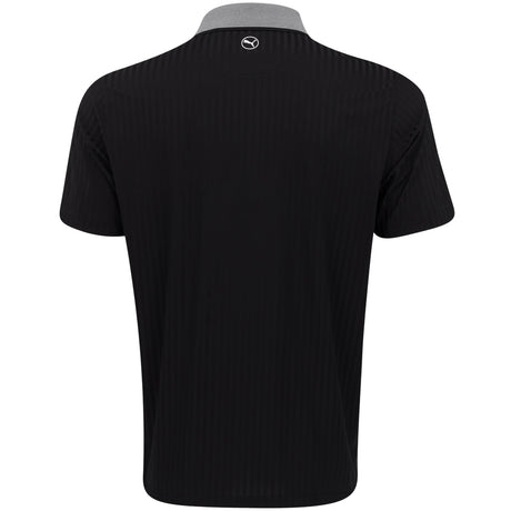 MATTR Stripe Jacquard Polo