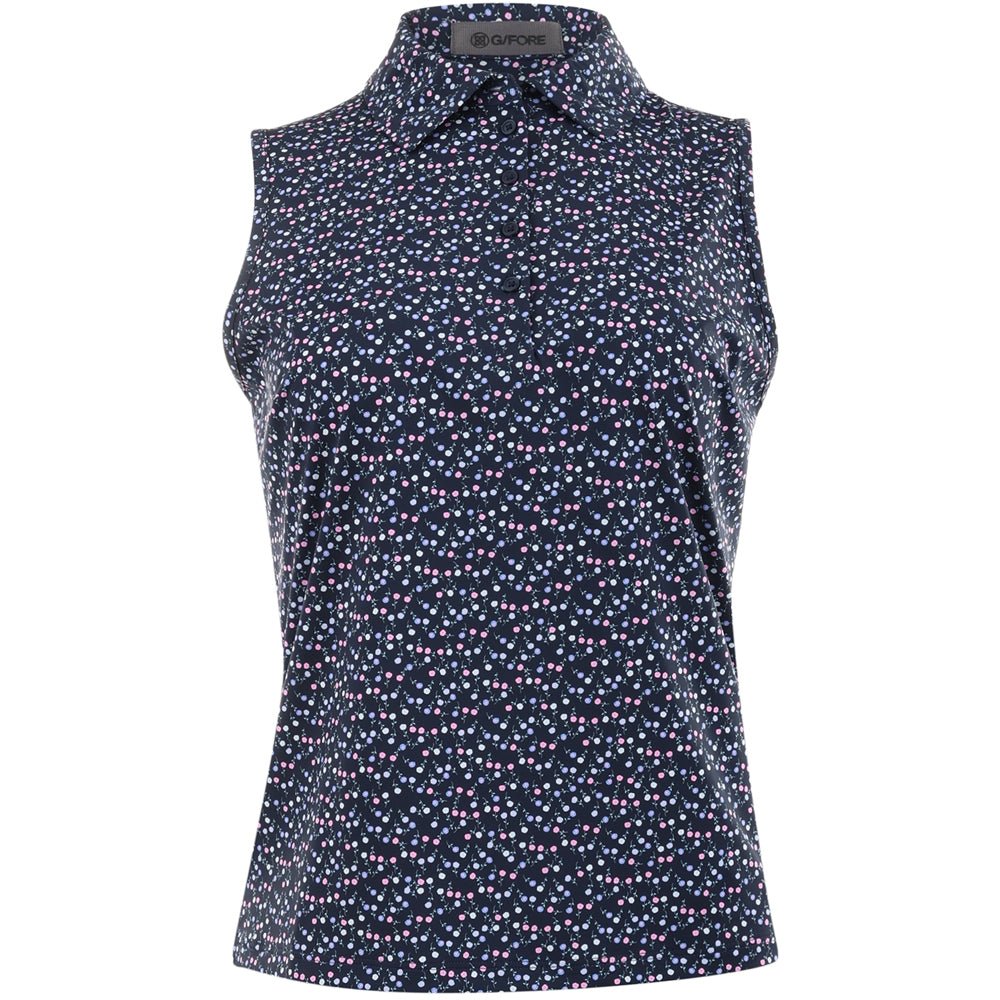 Women's Aye Poppy Silky Tech Sleeveless Polo - Fairway Styles