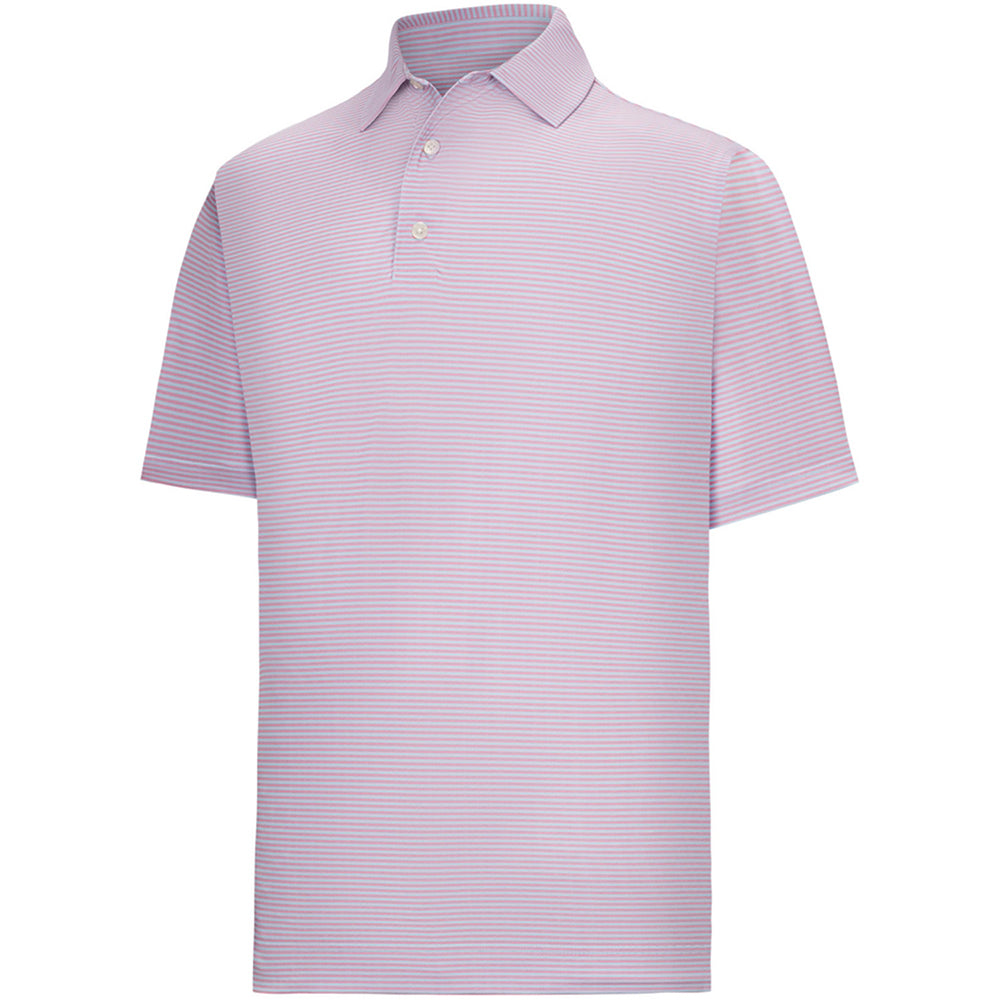 Heather Feeder Stripe Polo
