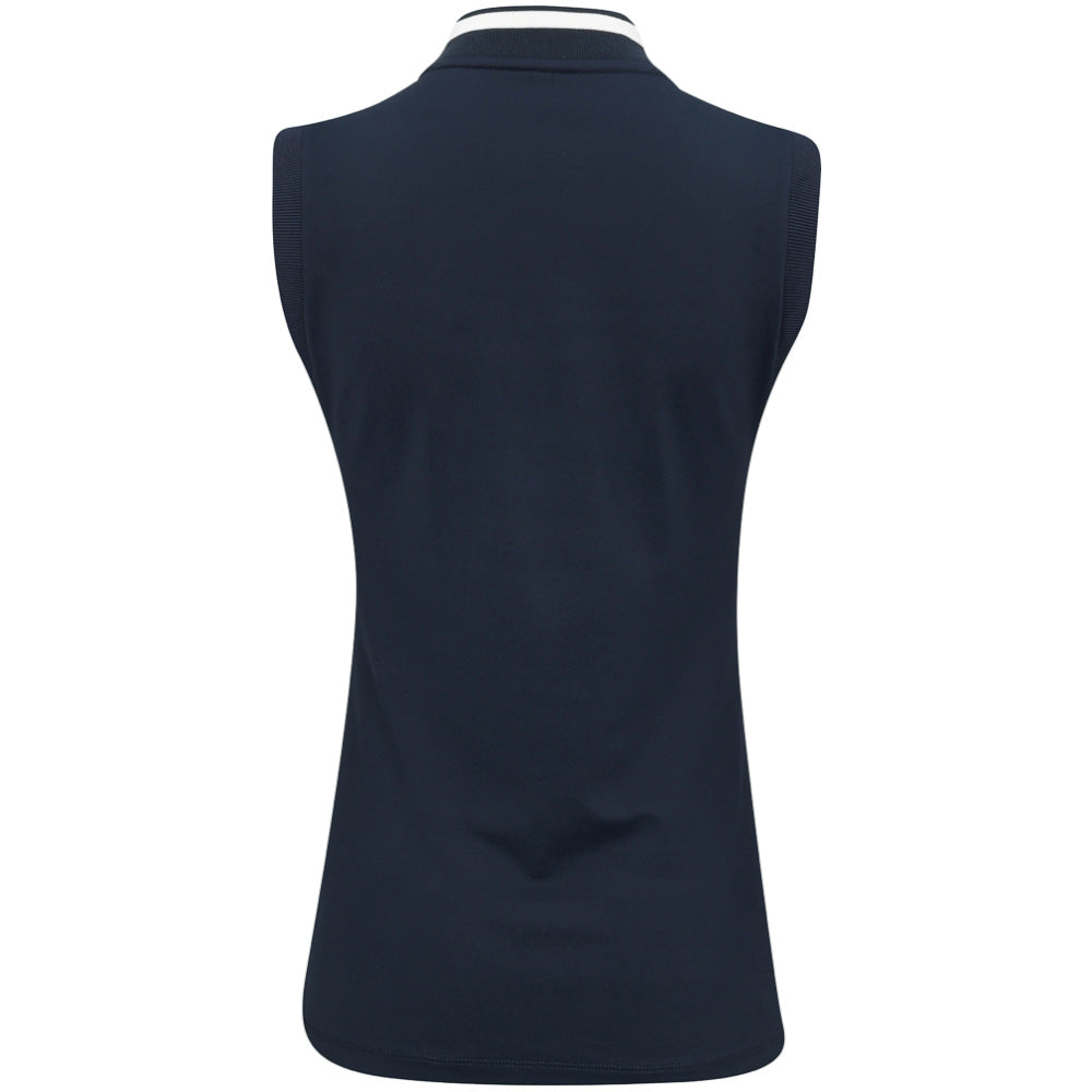 Women's Maddie Sleeveless 1/4 Zip Blade Collar Polo