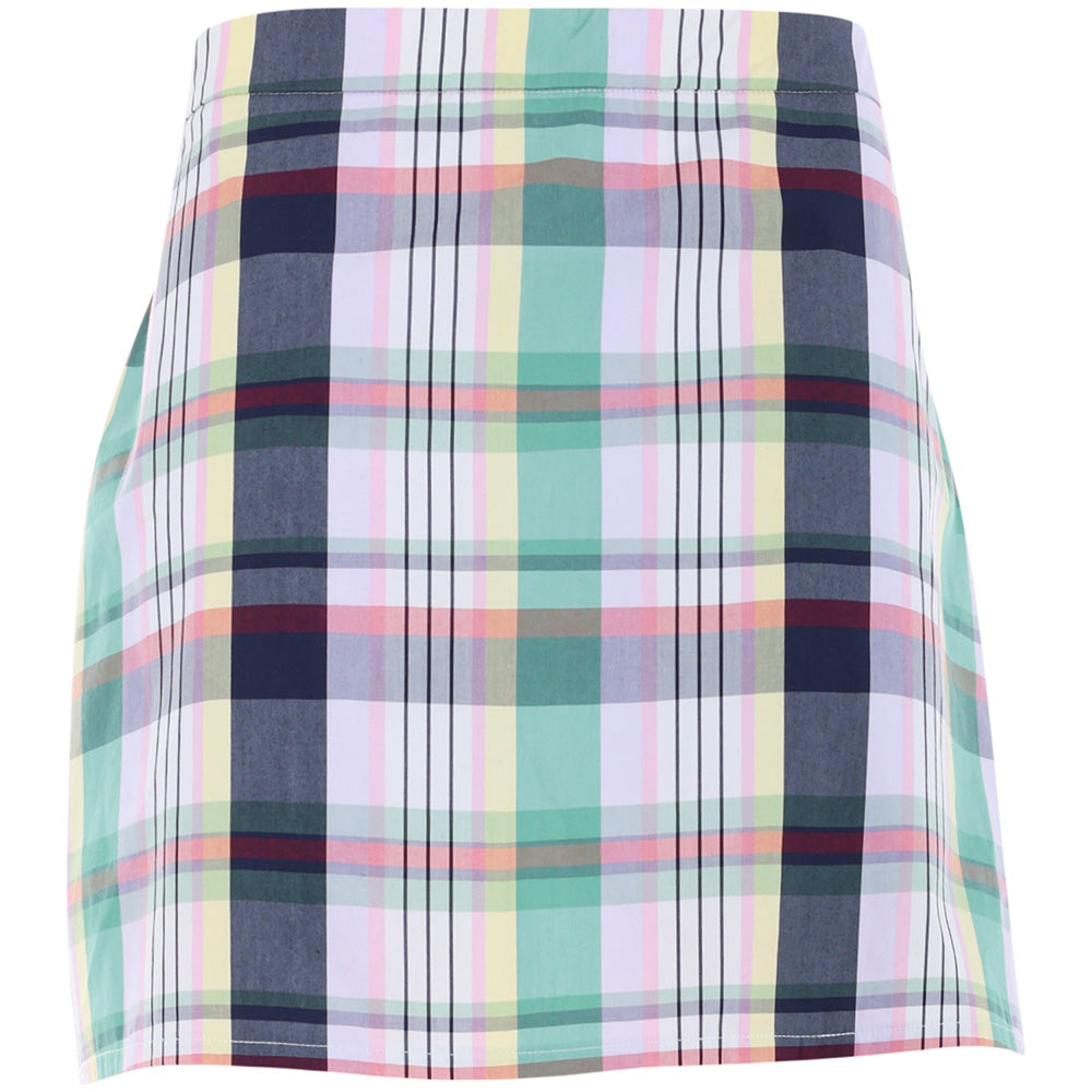Women's Yard-Dyed Woven Mini Skort