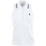 Women's Active Cable Sleeveless 1/4 Zip Polo - Fairway Styles