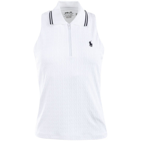 Women's Active Cable Sleeveless 1/4 Zip Polo - Fairway Styles