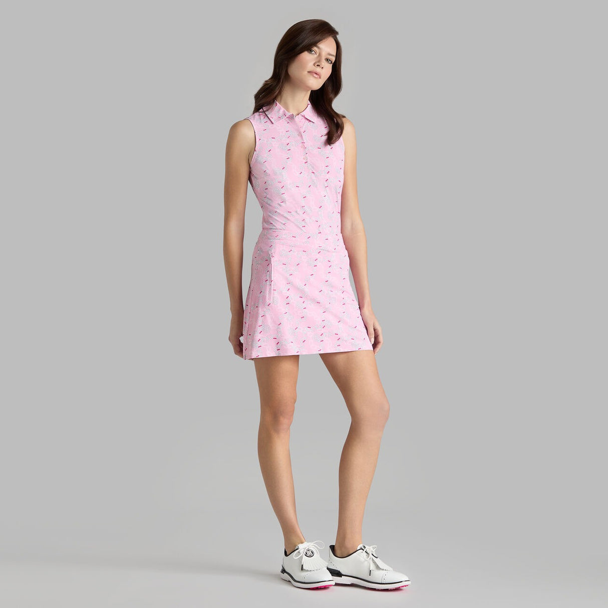 Women's Floral Silky Tech A-Line Skort
