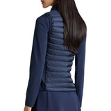 Women's V-Down Quilted Stretch Tech Interlock Vest