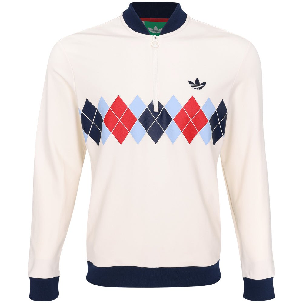 Originals Argyle Printed 1/4 Zip Blade Collar Pullover