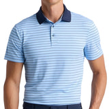 Herringbone Stripe Tech Jersey Polo