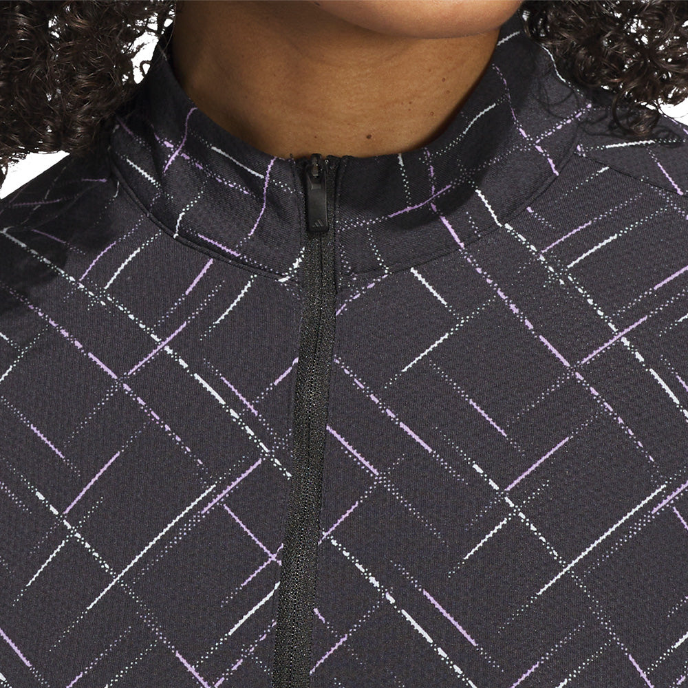 Women's Ultimate365 Print 1/4 Zip Mock Neck Pullover