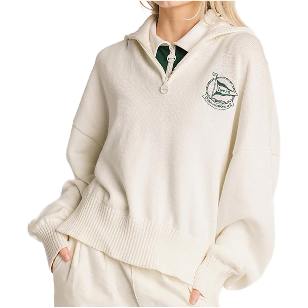 Women's Nautical 1/4 Zip Pullover - Fairway Styles
