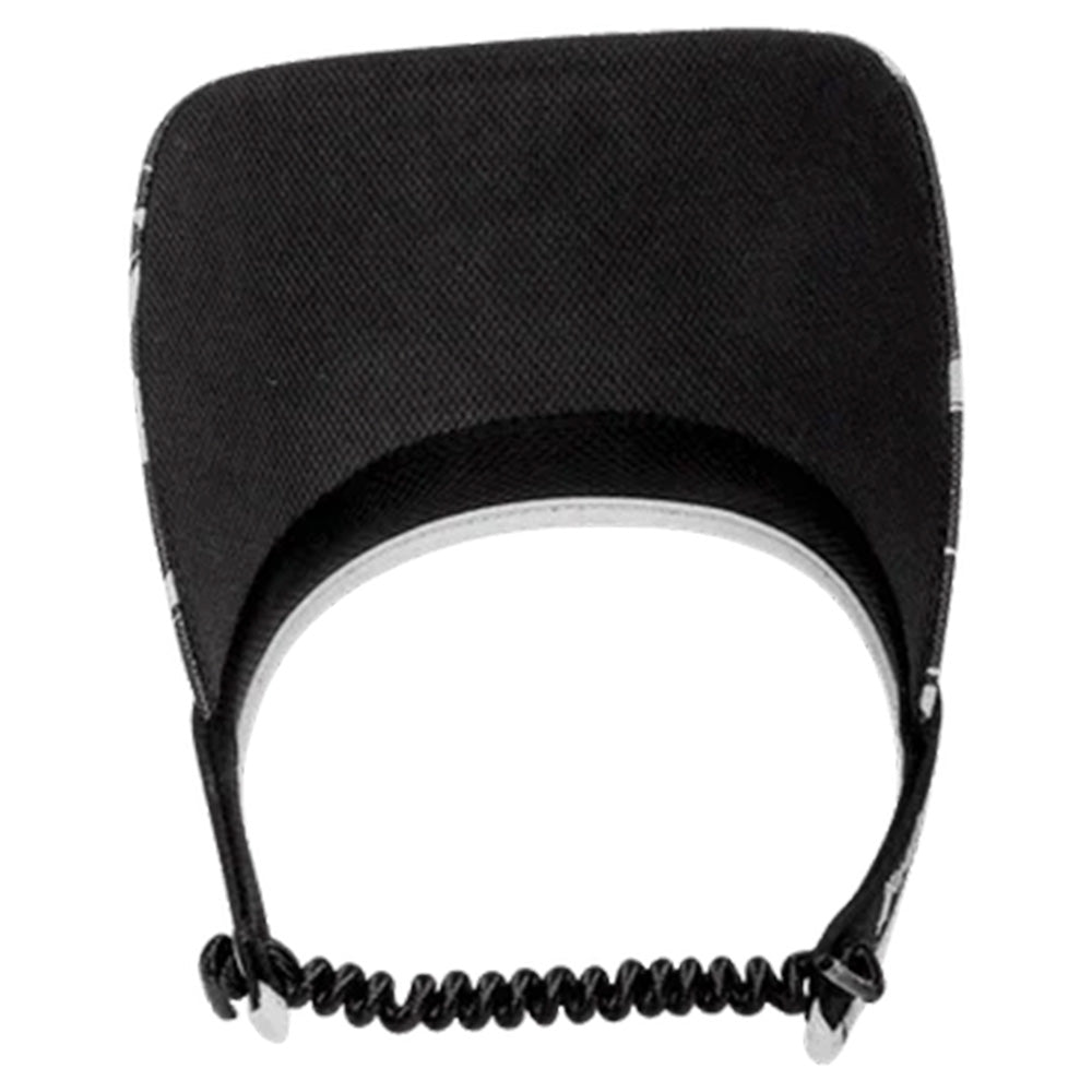 Women's Print Visor With Adjustable Coil