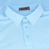 Mélange Ice Nylon Polo - Fairway Styles