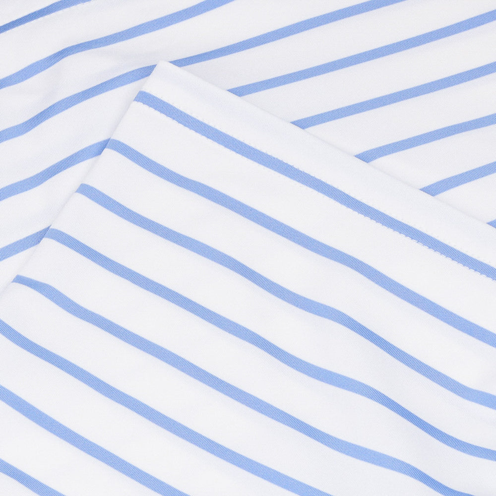 Lightweight Airflow Center Stripe Polo