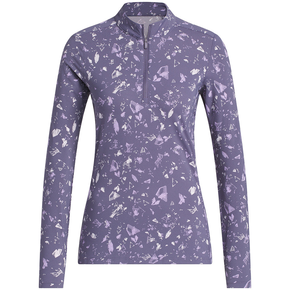 Women's Ultimate365 Print 1/4 Zip Mock Neck Pullover