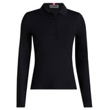 Women's Ribbed Tech Nylon Long Sleeve Polo