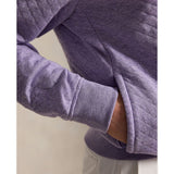 Quilted Double Knit 1/2 Zip Pullover