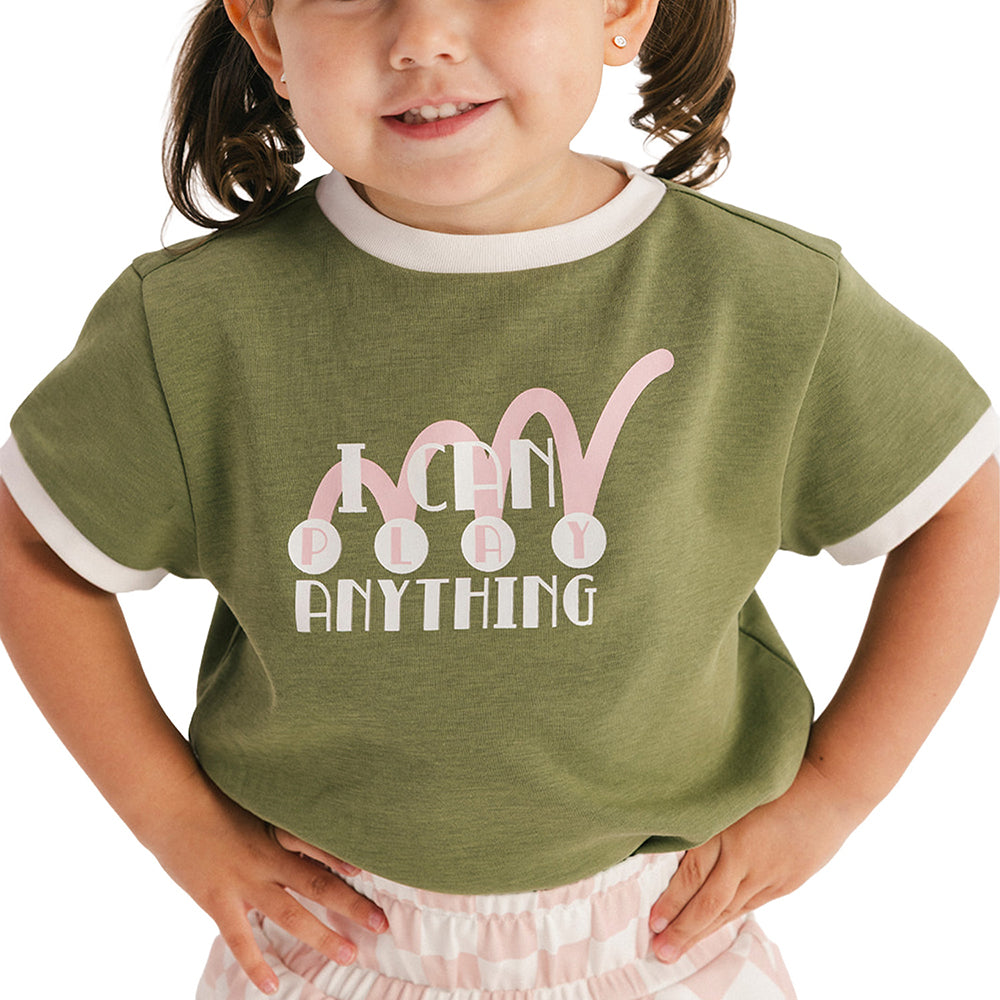 Fore All x Barbie™ Girls' I Can Play Anything Tee