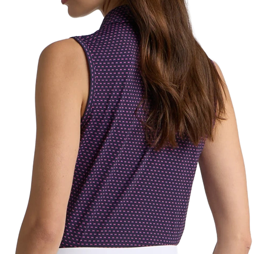 Women's Geo 2 Silky Tech Nylon Sleeveless Polo
