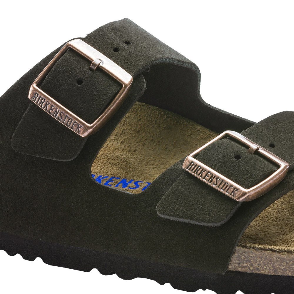 Arizona Soft Footbed Suede Leather Shoes - Fairway Styles