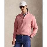 Quilted Double Knit 1/2 Zip Pullover