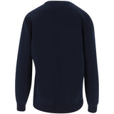 Quilted Double-Knit Crewneck Sweatshirt