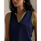 Women's Slim Fit Sleeveless Polo
