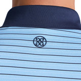 Herringbone Stripe Tech Jersey Polo