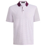 Herringbone Stripe Tech Jersey Polo