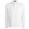 Brushed Cotton Long Sleeve Polo