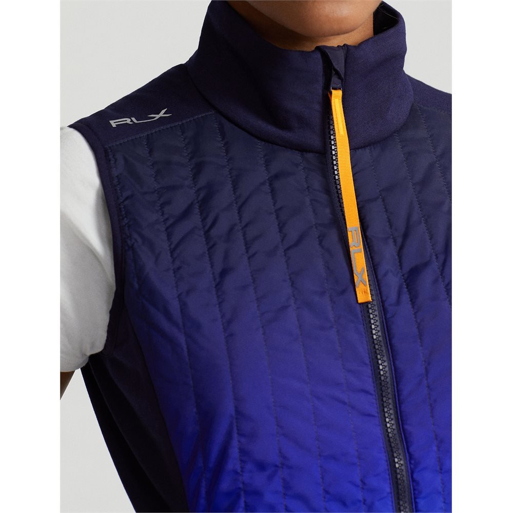 Women's Performance Cool Wool Nylon Full Zip Print Vest - Fairway Styles