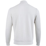 Quilted Double Knit 1/2 Zip Pullover