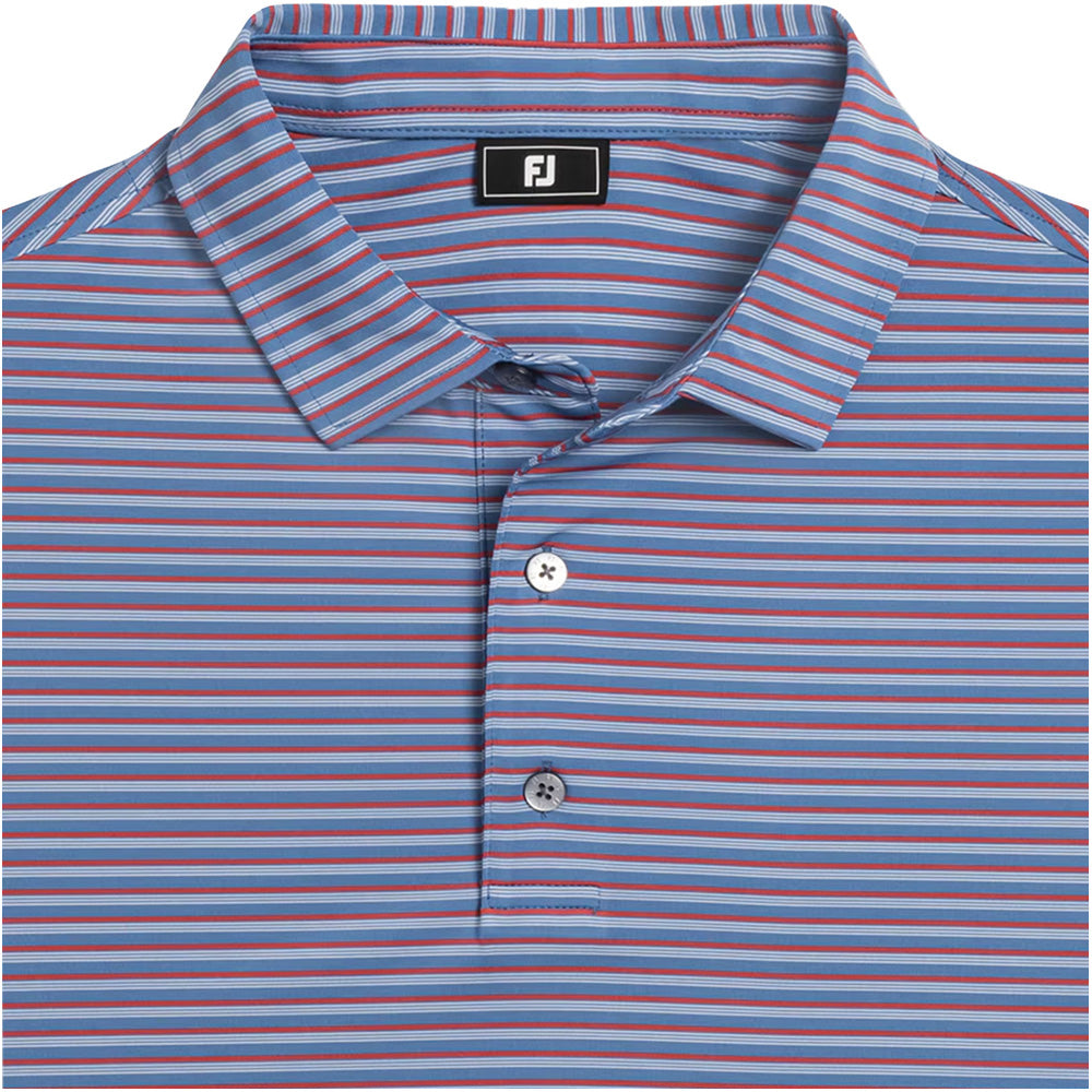 Shadow Stripe Lisle Polo