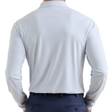 Featherweight Stripe Long Sleeve Polo