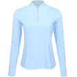 Women's Lightweight Long Sleeve 1/4 Zip Blade Collar Sun Shirt - Fairway Styles