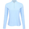 Women's Lightweight Long Sleeve 1/4 Zip Blade Collar Sun Shirt - Fairway Styles