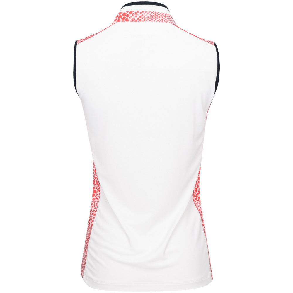 Women's The Ava Sleeveless 1/4 Zip Blade Collar Polo