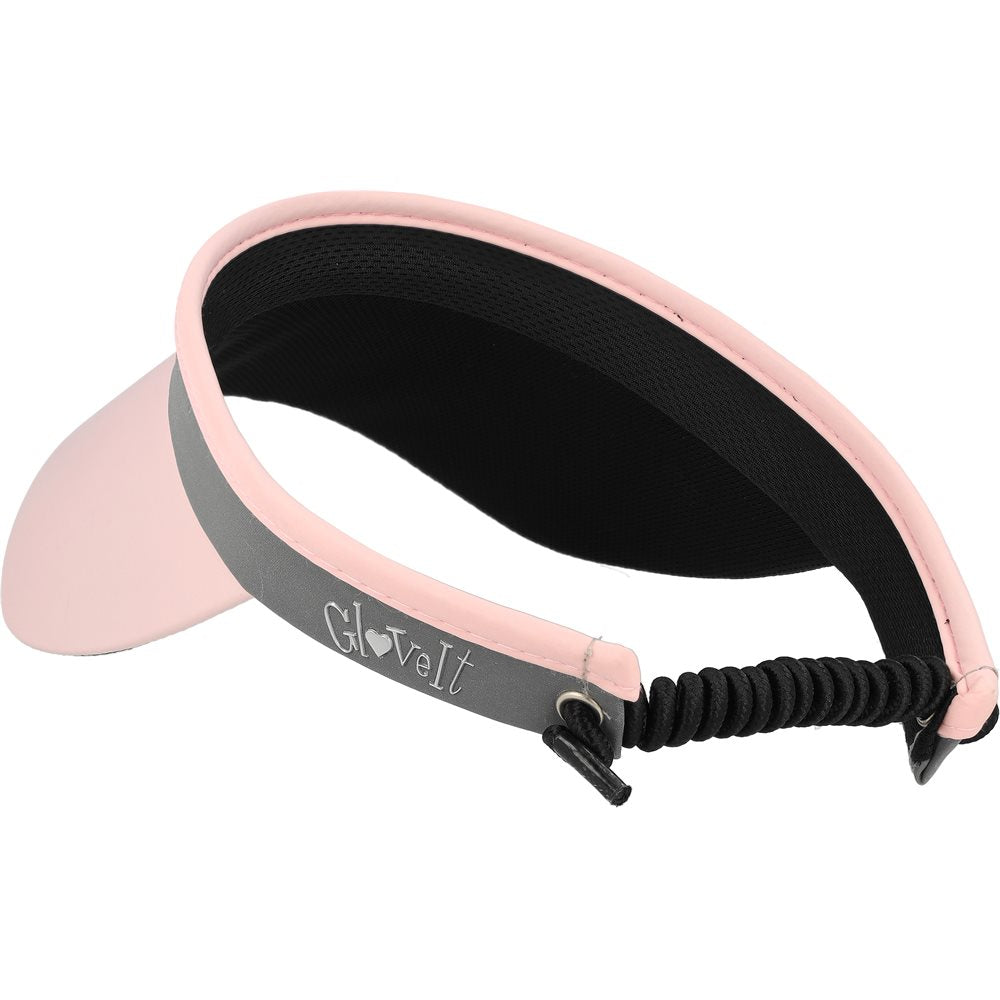 Women's Print Visor With Adjustable Coil